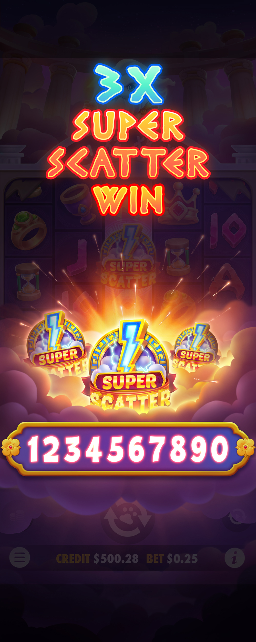 Olympus Wins Super Scatter - screenshot with slot description 8